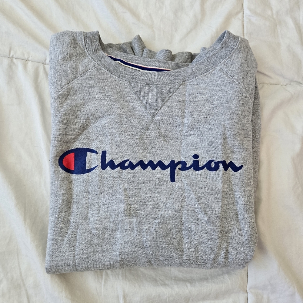 Champion Gray Crew Neck